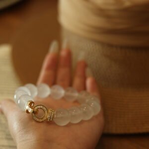 原创/月光俄料玻璃种13mm天然玉石