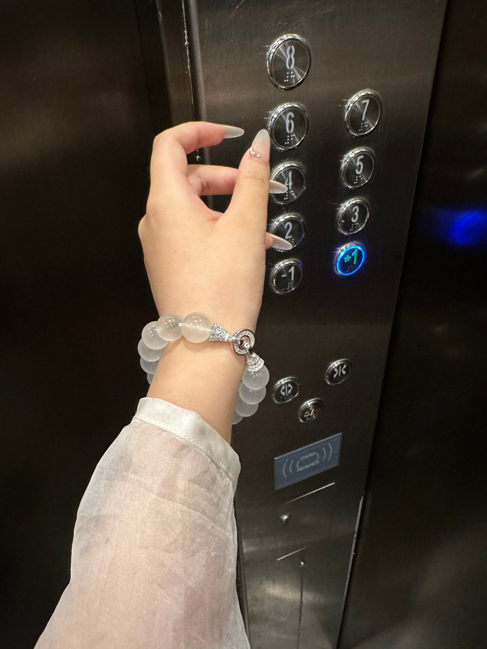 晶莹剔透玉石手链 - 图片 5