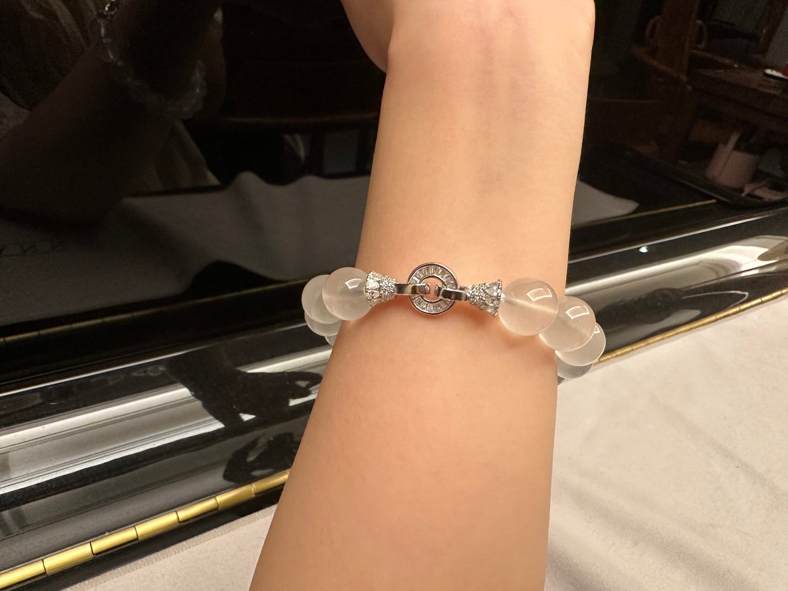 晶莹剔透玉石手链 - 图片 3